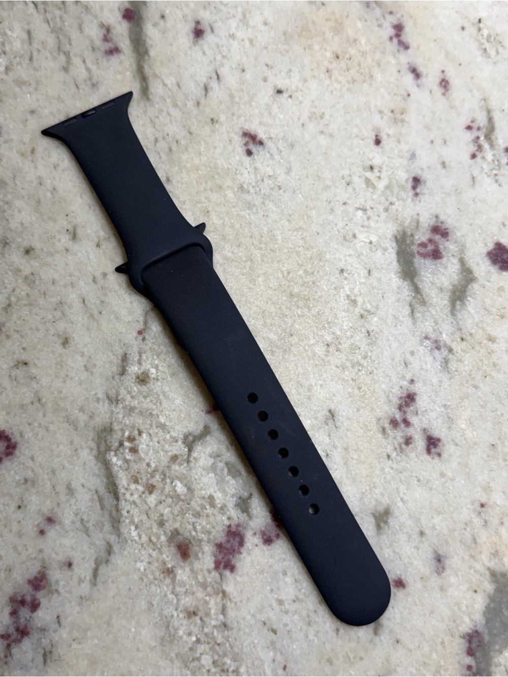 Apple Black Silicone Watch Band for Men